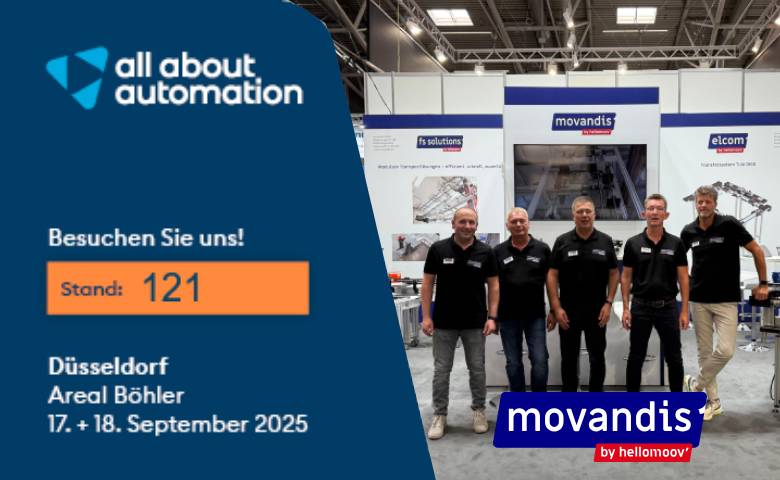 Besuchen Sie die movandis GmbH auf der all about automation 2025!